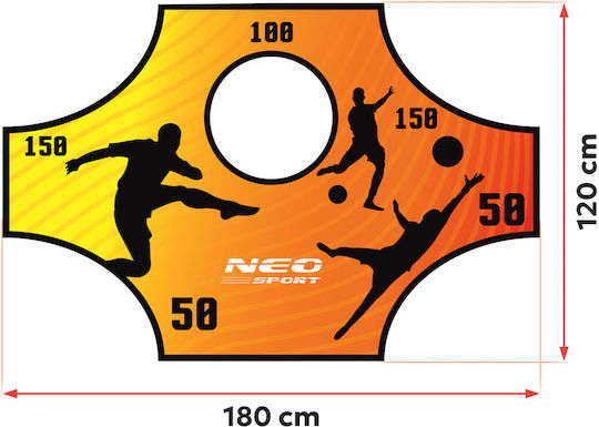 NEO Sport Zielnetz für Fußballtraining 180x120cm