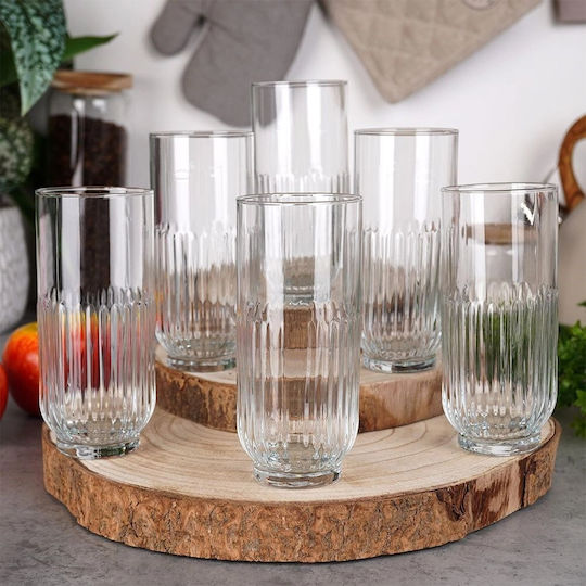 Gurallar Set Gläser Cocktail/Trinken / Wasser aus Glas 380ml 6Stück