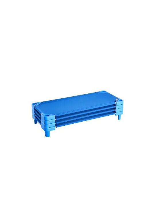 Vevor Stapelbare Kinderbetten 52" X 23" Kindergarten Blau Set aus 4