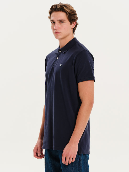 Polo T-shirt Navy Μπλε