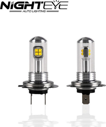 Nighteye Lamps Car & Motorcycle H7 LED 6000K Cold White 12-24V 40W 2pcs