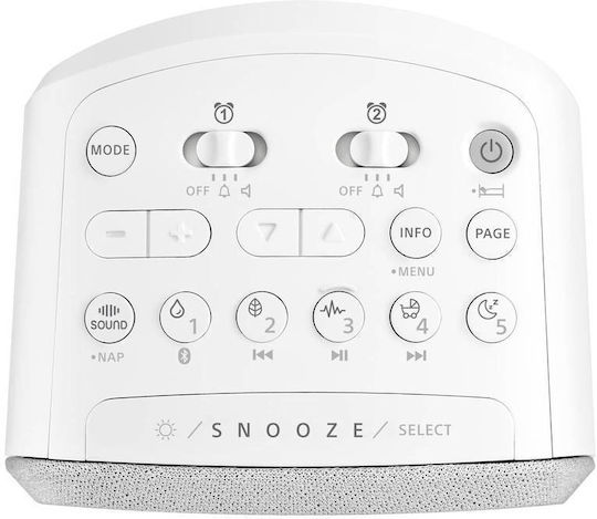 Sangean DCR-83 Επιτραπέζιο Ραδιόφωνο Ρεύματος DAB+ με Bluetooth Λευκό