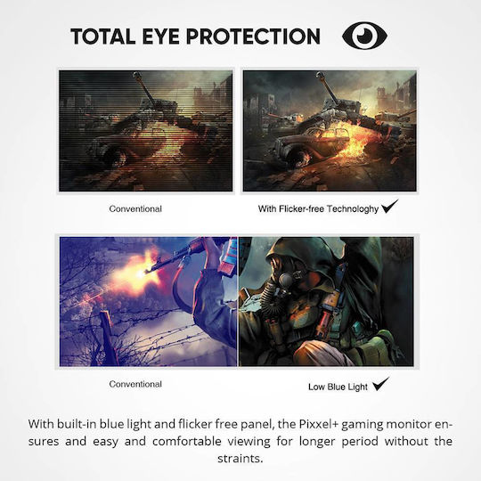 Armaggeddon PF24HD Super IPS Gaming Monitor 23.8" FHD 1920x1080 με Χρόνο Απόκρισης 7ms GTG