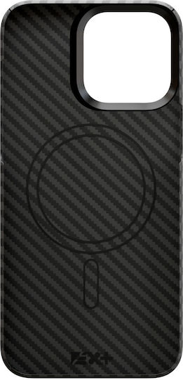 Next One Back Cover Aramid Fiber Negru (iPhone 15 Pro)