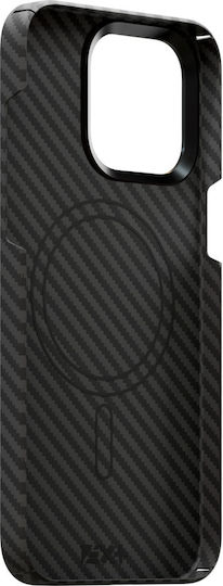 Next One Back Cover Aramid Fiber Negru (iPhone 15 Pro)