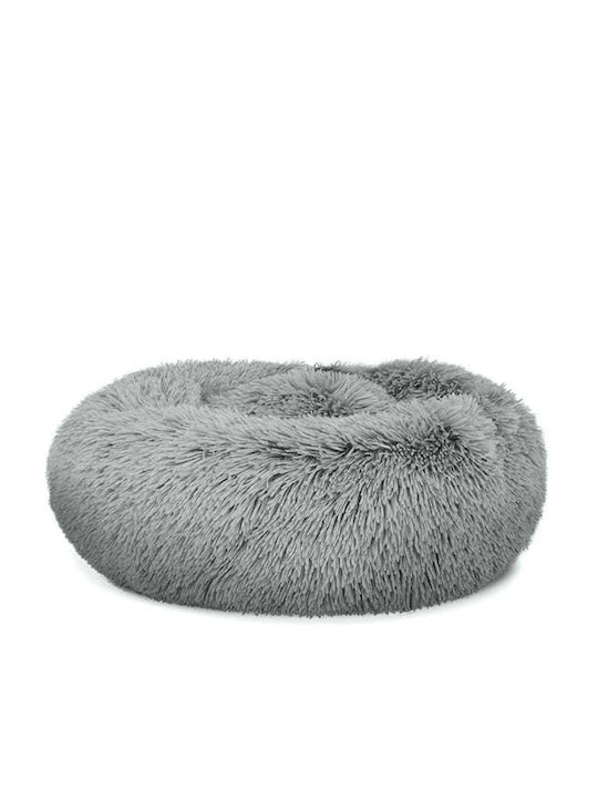 Pernă pentru câini Rotund Gri 40x37cm.