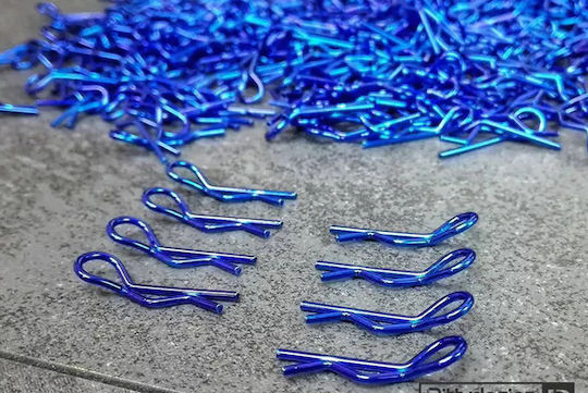 Bittydesign Karosserieklammern Kit Großmaßstab 8 Blau