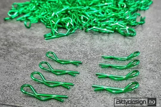 Bittydesign Karosserieklammern-Set Großmaßstab 8 Grün