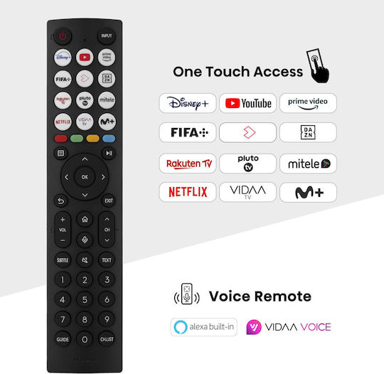 Hisense Smart Television 55" 4K UHD QLED A7N HDR (2024)