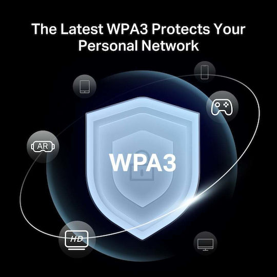 Mercusys MR27BE v1 Ασύρματο Router Wi‑Fi 7 με 2 Θύρες