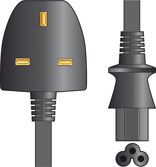 Mercury Power Cable Laptop Power Lead 3a 1m