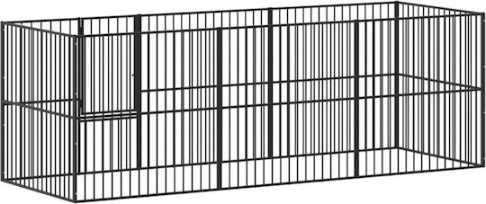 vidaXL Custi de câine din sârmă 300x100x100cm