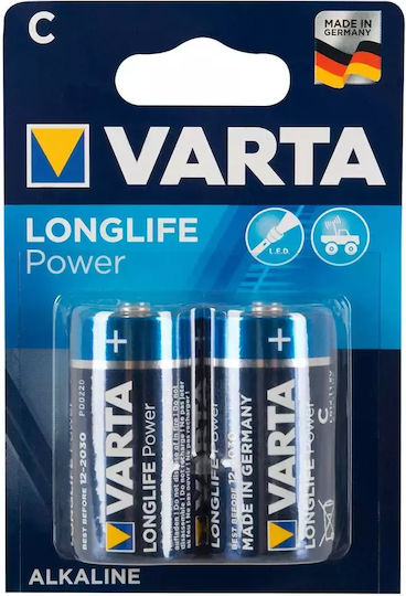 Varta Longlife Power Baterii Alcaline C 1.5V 20buc