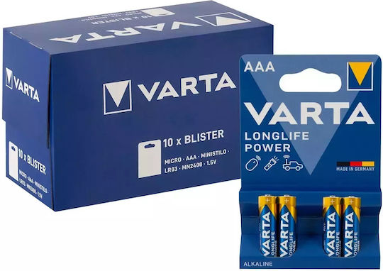 Varta Longlife Alkaline Batterien AAA 1.5V 40Stück