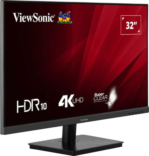 Viewsonic VA3208-4K-HD VA HDR Monitor 32" 4K 3840x2160 με Χρόνο Απόκρισης 4ms GTG