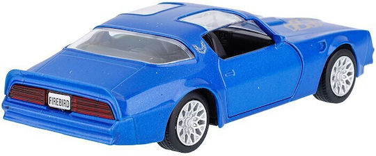CarMotion Pontiac Rmz 1978 Pontiac Firebird Metal Modeling Figure Car Blue in Scale 1:32 12.5x5x3.2cm.