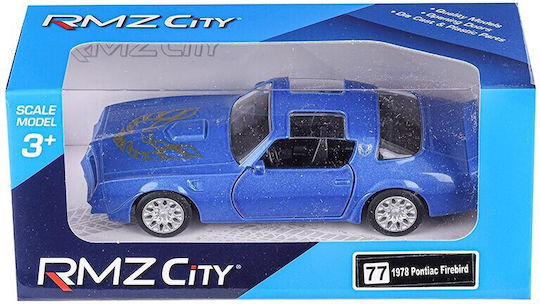 CarMotion Pontiac Rmz 1978 Pontiac Firebird Metal Modeling Figure Car Blue in Scale 1:32 12.5x5x3.2cm.