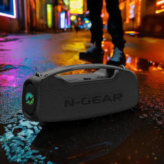 N-Gear Nrg500 Bluetooth Speaker 20W with Battery Life up to 10 hours Black