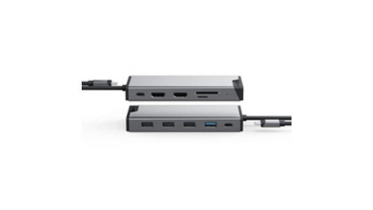 Alogic USB-C Docking Station με HDMI Ethernet και σύνδεση 3 Οθονών Ασημί (DUCDDV3)