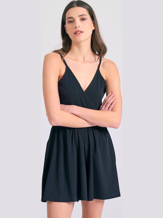 Women's One-piece Shorts Black