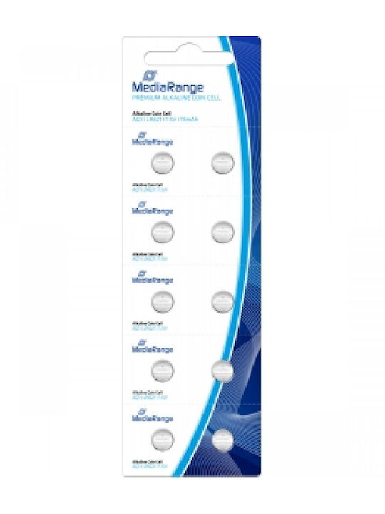 MediaRange Premium Alkaline Coin Cell AG1 Батерия LR60 1.5V 1бр