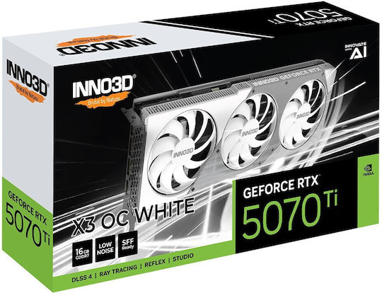 Inno 3D GeForce RTX 5070 Ti 16GB GDDR7 X3 OC WHITE Видеокарта