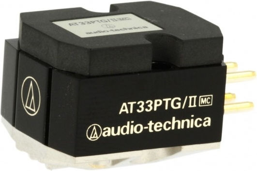 Audio Technica Κεφαλή Πικάπ AT33PTG/II Κινητού Πηνίου σε Μαύρο Χρώμα