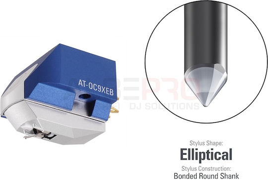 Audio Technica Moving Coil Turntable Cartridge AT-OC9XEB Blue