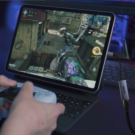 Unitek U1323A Αντάπτορας Δικτύου USB-C με Ενσύρματη Σύνδεση Ethernet