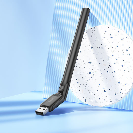 Hoco 298773 Αντάπτορας Δικτύου USB με Ασύρματη Σύνδεση Wi-Fi 150Mbps