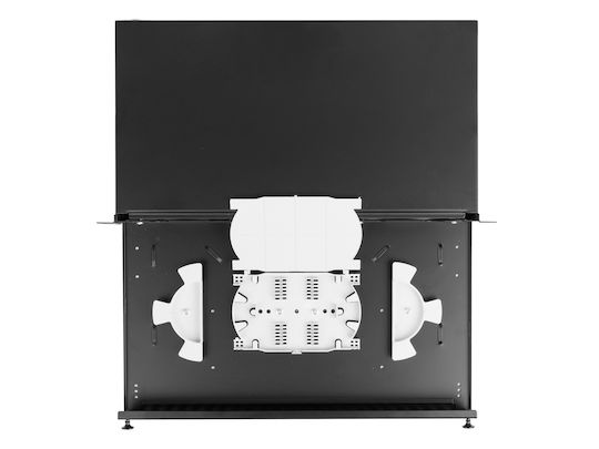 Lanberg Optical Patch Panel for Rack 1U 19" with 24 Ports Black