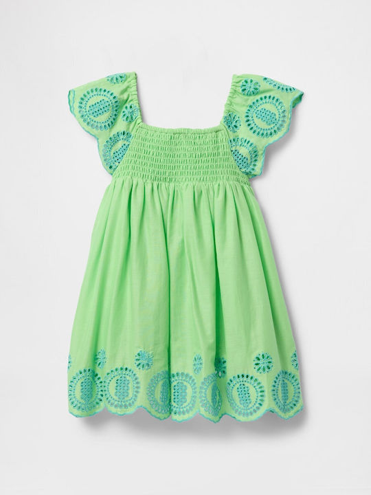 Rochie Fete Mâneca Scurtă Set Cu Chilot Julep Verde