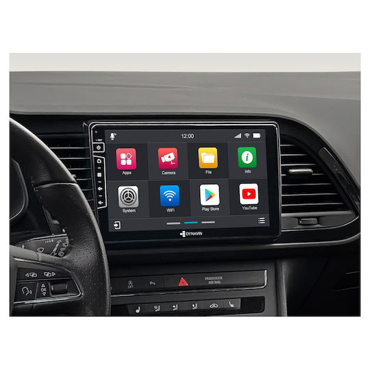 Dynavin Auto-Audiosystem für Seat Leon 2012-2019 (Bluetooth/USB/WiFi/GPS/Apple-Carplay/Android-Auto) mit Touchscreen 9"