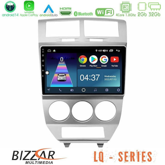 Bizzar Ηχοσύστημα Αυτοκινήτου Dodge Caliber 2006-2011 (Bluetooth/USB/WiFi/GPS/Apple-Carplay/Android-Auto) με Οθόνη Αφής 10"