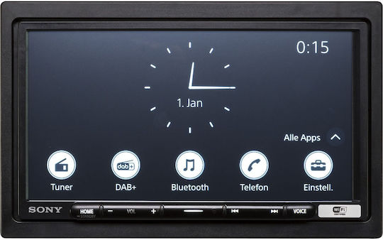 Sony Auto-Audiosystem (Bluetooth/USB/WiFi/GPS) mit Touchscreen 6.9"