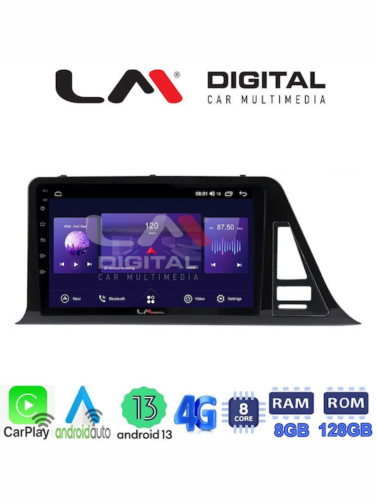 LM Digital Car Audio System for Toyota C-HR 2017+ (Bluetooth/USB/WiFi/GPS/Apple-Carplay/Android-Auto) with Touch Screen 9"