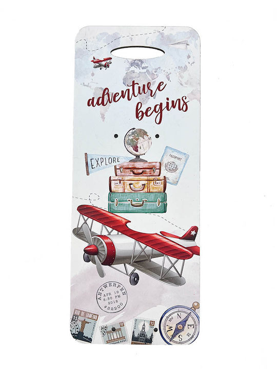 Handmade Scented Candle Boy Wooden Base Airplane