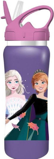 Must Team Ανοξείδωτο Παιδικό Σετ Φαγητού Frozen Μωβ