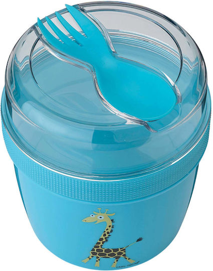 Carl Oscar N’ice Cup Πλαστικό Παιδικό Σετ Φαγητού 0.9lt Τιρκουάζ 11.7 x 11.7 x 12.9εκ.