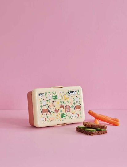 Rice Пластмасово детско контейнерче за храна Кафяв