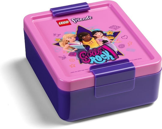 LEGO Friends Πλαστικό Παιδικό Σετ Φαγητού 0.39lt Πολύχρωμο 13.5 x 17 x 7εκ.