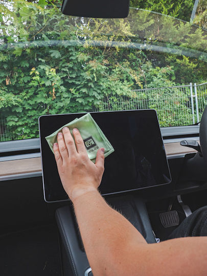 AutoGlym Glass & Screen Cloths Synthetic Cleaning Cloths for Interior Plastics - Dashboard Car 3 Pieces