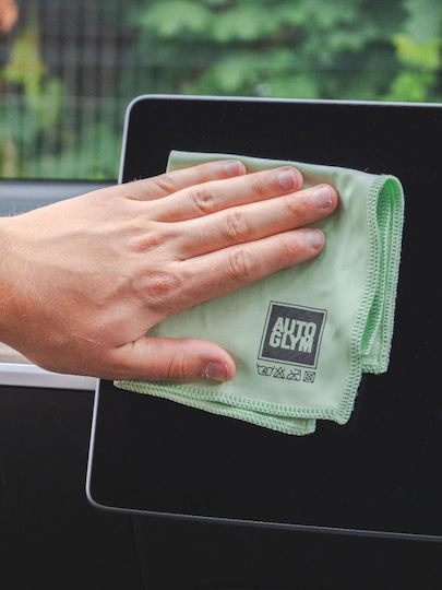 AutoGlym Glass & Screen Cloths Synthetic Cleaning Cloths for Interior Plastics - Dashboard Car 3 Pieces
