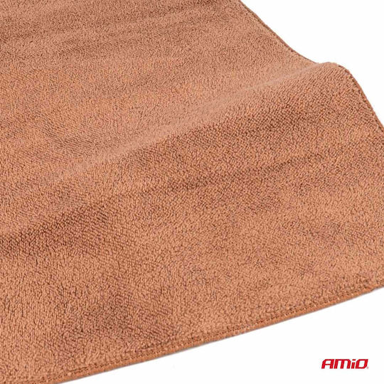 AMiO Lavetă Microfibră de curățenie pentru Materiale plastice pentru interior - Tabloul de bord Auto 500gsm Coral 30x30cm