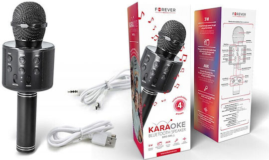 Forever Μικρόφωνο Karaoke Ασύρματο BMS-300 Ροζ