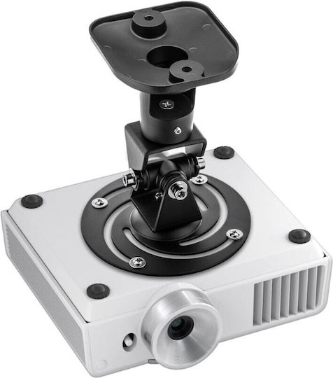 Techly Βάση Projector Οροφής ICA-PM-100 με Μέγιστο Φορτίο 10kg Μαύρη