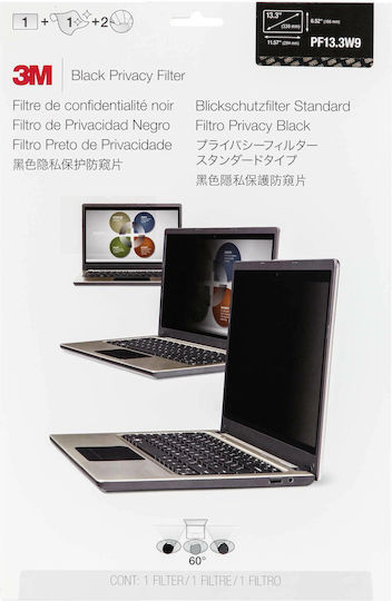 3M Screen Filter for Laptop 13.3" Pf133w9b