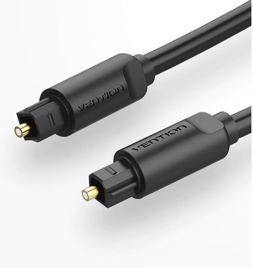 Vention Optical Audio Cable TOS male - TOS male Μαύρο 1.5m