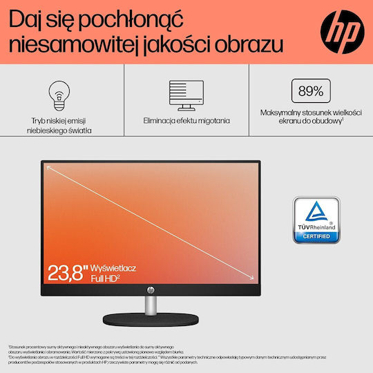 HP 24-cr0312nw 23.8" (Ryzen 5-7520U/16GB/512GB SSD/FHD/W11 Home) US