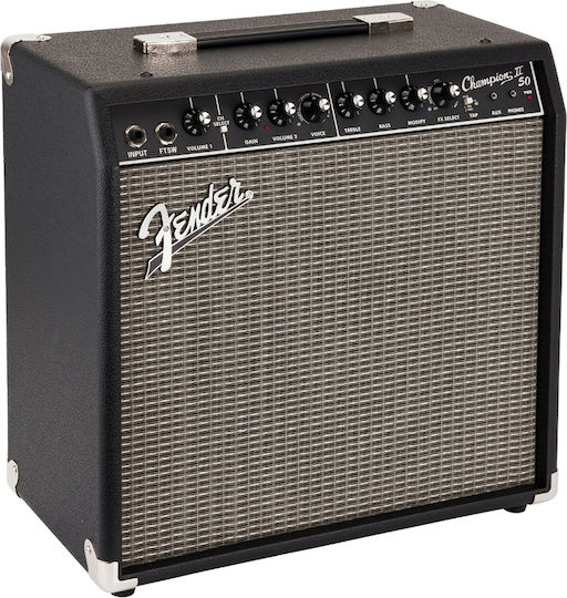 Fender Champion Combo Amplifier for Electric Guitar 1 x 12" 50W Black